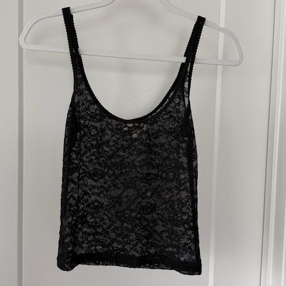 L’agence sheer lace tank top, black, XS, never worn - Picture 7 of 7